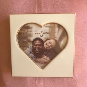 Heart Glass Picture Frame 5x5